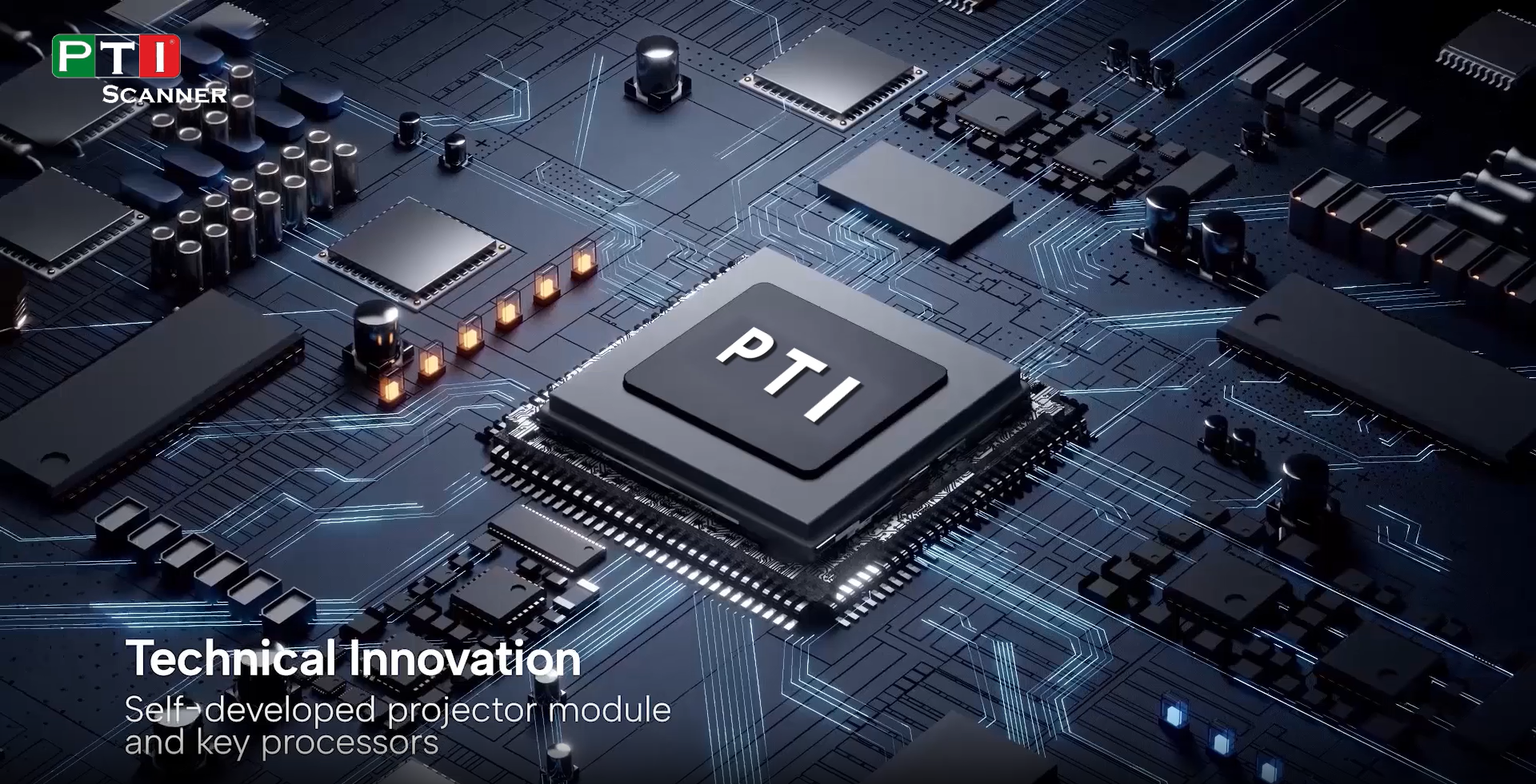 Self-developed Projector <br>Module and Core Processor